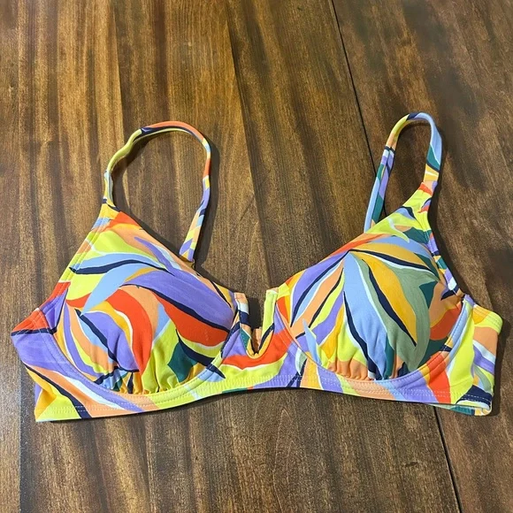 Anne Cole Multicolor Bikini Top - Picture 1 of 3